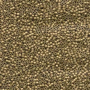 DB 371, Matte Metallic Olive Gold - Miyuki Delica Beads, Size 11, 5 grams - Seed Bead - Retail & Wholesale