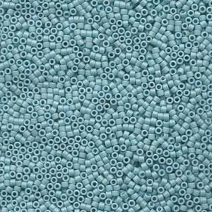 DB 375, Matte Metallic Lt. Aqua - Miyuki Delica Beads, Size 11, 5 grams - Seed Bead - Retail & Wholesale