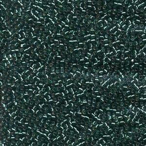 DB 607, Dyed Silver Lined Bright Teal, Miyuki Delica Beads - Size 11 - 5 grams - Japanese Cylinder Seed Beads - Retail & Wholesale