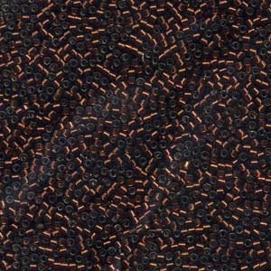 DB 612, Silver Lined Smoke Topaz, Miyuki Delica Beads - Size 11 - 5 grams - Japanese Cylinder Seed Beads - Retail & Wholesale