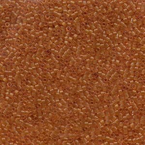 DB 781, Light Marmalade Transparent-Matt-Dyed - Miyuki Delica Beads - Size 11 - 5 grams - Japanese Cylinder Seed Beads - Retail & Wholesale