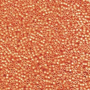 DB 1133, Opaque Mandarin - Miyuki Delica Beads - Size 11 - 5 grams - Japanese Cylinder Seed Beads - Retail & Wholesale - Orange