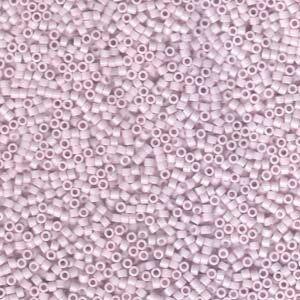 DB 1494, Opaque Pale Rose - Miyuki Delica Beads - Size 11 - 5 grams - Japanese Cylinder Seed Beads - Wholesale & Retail
