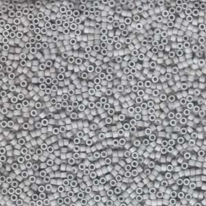 DB 1518, Matte Opaque Lt. Smoke - Miyuki Delica Beads - Size 11 - 5- grams - Japanese Cylinder Seed Beads - Wholesale & Retail