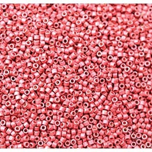 DB 1841F, Duracoat Galv. Matte Lt. Cranberry - Miyuki Delica Beads - Size 11 - 5 grams - Japanese Cylinder Seed Beads - Retail & Wholesale