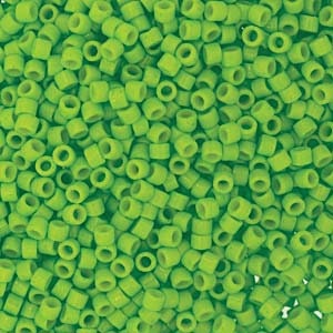 DB 2121, Duracoat Opaque Kiwi - Miyuki Delica Beads - Size 11 - 5 grams - Japanese Cylinder Seed Beads - Retail & Wholesale