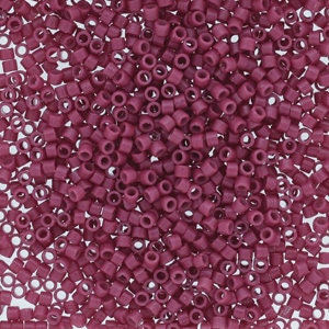 DB 2353, Duracoat Opaque Raspberry - Miyuki Delica Beads - Size 11 - 5 grams - Japanese Cylinder Glass  Seed Beads - Wholesale & Retail