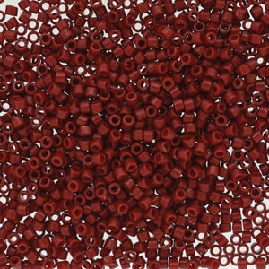 DB 2354, Opaque Duracoat Red Brick Dyed - Miyuki Delica Beads - Size 11 - 5 grams - Japanese Cylinder Glass  Seed Beads - Wholesale & Retail