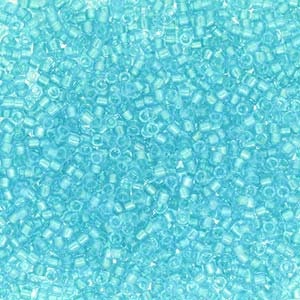 DB 2382, Fancy Lined Glacier Blue - Miyuki Delica Beads - Size 11 - 5 grams - Japanese Cylinder Glass  Seed Beads - Wholesale & Retail