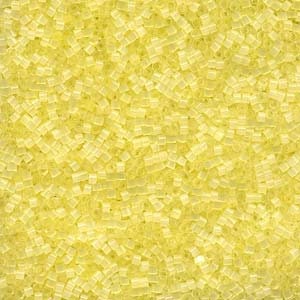 DB 823, Light Yellow Silk Satin - Miyuki Delica Beads - Size 11 - 5 grams - Japanese Cylinder Seed Beads - Retail & Wholesale