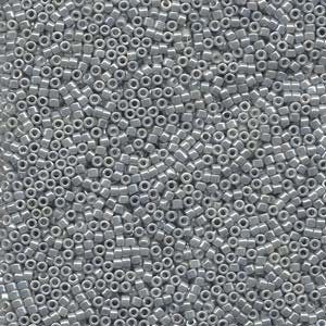 DB 252, Ceylon Gray - Miyuki Delica Beads, Size 11, 5 grams - Miyuki Delica & Seed Bead - Gray - Wholesale and Retail