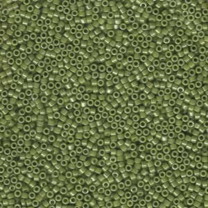 DB 263, Opaque Aloe Green Luster - Miyuki Delica Beads, Size 11, 7.2 grams - Miyuki Delica & Seed Bead - Cactus Green Luster