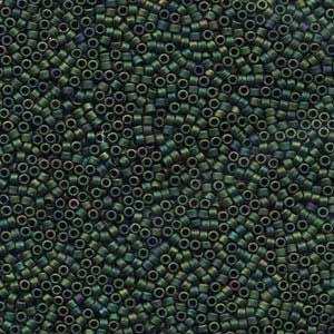 DB 327, Matte Metallic Teal Iris - Miyuki Delica Beads, Size 11, 5 grams - Miyuki Delica & Seed Bead - Wholesale and Retail