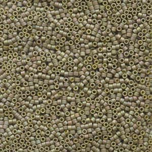 DB 372, Matte, Opaque, Lt. Olive Luster - Miyuki Delica Beads, Size 11, 5 grams - Seed Bead - Retail & Wholesale