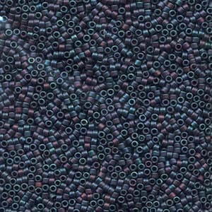 DB 325, Matte Metallic Blue Iris - Miyuki Delica Beads, Size 11, 5 grams - Miyuki Delica & Seed Bead - Wholesale and Retail