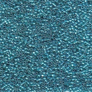 DB 427, Galvanized Dark Aqua - Miyuki Delica Beads, Size 11, 5 grams - Seed Bead - Retail & Wholesale