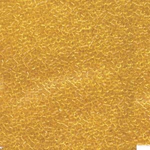 DB 1101, Transparent Marigold - Miyuki Delica Beads - Size 11 - 5 grams - Japanese Cylinder Seed Beads - Retail & Wholesale