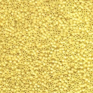 DB 1132, Opaque Canary - Miyuki Delica Beads - Size 11 - 5 grams - Japanese Cylinder Seed Beads - Retail & Wholesale - Yellow