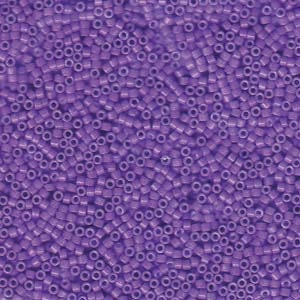 DB 1379, Dyed Opaque Red Violet - Miyuki Delica Beads - Size 11 - 5 grams - Japanese Cylinder Seed Beads - Wholesale & Retail - Purple