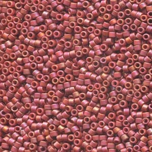 DB 2306, Frosted Opaque Glazed Rainbow Cardinal - Miyuki Delica Beads - Size 11 - 5 grams - Japanese Cylinder Seed Beads - Wholesale