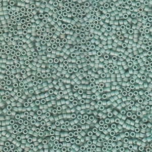 DB 374, Matte Metallic Seafoam Green - Miyuki Delica Beads - Size 11 - 5 grams - Japanese Cylinder Seed Beads - Retail & Wholesale