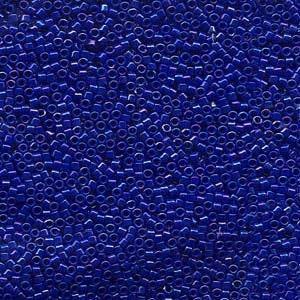 DB 216, Opaque Royal Blue Luster - Miyuki Delica Beads, Size 11, 5 grams - Miyuki Delica & Seed Beads - Wholesale and Retail