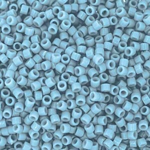 DB 2129, Duracoat Opaque Lt. Cadet Blue - Miyuki Delica Beads - Size 11 - 5 grams - Japanese Cylinder Seed Beads - Retail & Wholesale