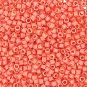 DB 2114, Duracoat Opaque Light Watermelon - Miyuki Delica Beads - Size 11 - 5 grams - Japanese Cylinder Seed Beads - Retail & Wholesale