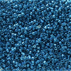 DB 2514,  Duracoat Galvanized Dark Capri Blue - Miyuki Delica Beads - Size 11 - 5 grams - Japanese Cylinder Seed Beads - Retail & Wholesale