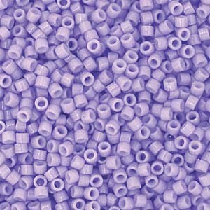 DB 2138, Duracoat Opaque Light Orchid Dyed - Miyuki Delica Beads - Size 11 - 5 grams - Japanese Cylinder Seed Beads - Retail & Wholesale