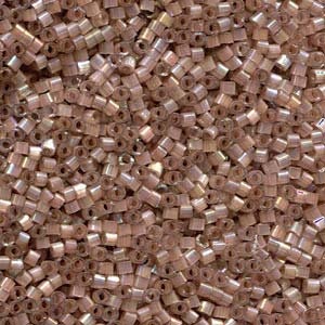 DB 1879 Blushed Beige AB Silk Inside Dyed - Miyuki Delica Beads - Size 11 - 5 grams - Japanese Cylinder Seed Beads - Retail & Wholesale