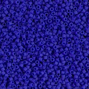 DB 756, Matte Opaque Cobalt Blue - Miyuki Delica Beads - Size 11 - 5 Grams, Japanese Cylinder Beads, Wholesale& Retail