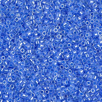DB 240, Sapphire Crystal Lined - Miyuki Delica Beads, Size 11, 5 grams - Miyuki Delica & Seed Beads - Wholesale and Retail