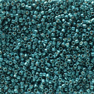 DB 2515,  Duracoat Galvanized Poseidon Blue  - Miyuki Delica Beads - Size 11 - 5 grams - Japanese Cylinder Seed Beads - Retail & Wholesale