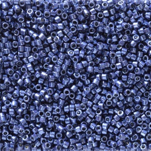 DB 2517,  Duracoat Galvanized Mermaid Blue- Miyuki Delica Beads - Size 11 - 5 grams - Japanese Cylinder Seed Beads - Retail & Wholesale