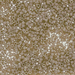 DB 2363, Duracoat Opaque Oyster Beige Dyed - Miyuki Delica Beads - Size 11 - 5 grams - Japanese Cylinder Glass Seed Beads - Wholesale