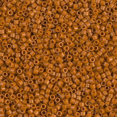 DB 2108, Duracoat Opaque Persimmon - Miyuki Delica Beads - Size 11 - 5 grams - Japanese Cylinder Seed Beads - Retail & Wholesale