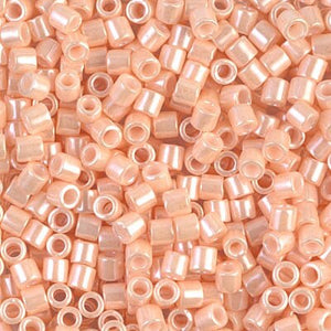 DB 1532, Peaches and Cream Opaque Luster - Miyuki Delica Beads - Size 11 - 5 grams - Japanese Cylinder Seed Beads - Wholesale & Retail