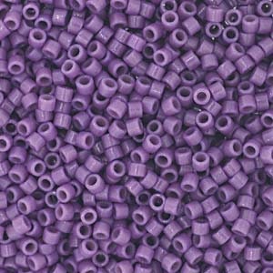 DB 2139, Duracoat Opaque Dark Orchid Dyed - Miyuki Delica Beads - Size 11 - 5 grams - Japanese Cylinder Seed Beads - Retail & Wholesale