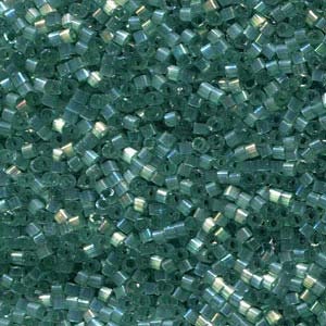 DB 1870 -Emerald AB Silk Inside Dyed - Miyuki Delica Beads - Size 11 - 5 grams - Japanese Cylinder Seed Beads - Retail & Wholesale