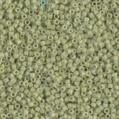 DB 2123, Light Khaki Green, Duracoat, Opaque, Dyed - Miyuki Delica Beads - Size 11 - 5 grams -  - Retail & Wholesale