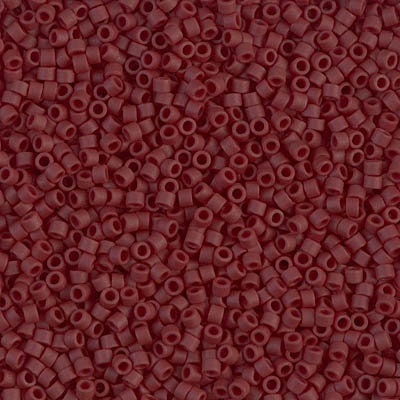 DB 1584, Matte Opaque Currant - Miyuki Delica Beads - Size 11 - 5 grams - Japanese Cylinder Seed Beads - Wholesale & Retail - Brown