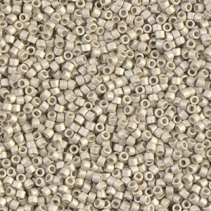 DB 335, Matte Metallic Galvanized Silver - Miyuki Delica Beads, Size 11, 5 grams - Miyuki Delica & Seed Bead -