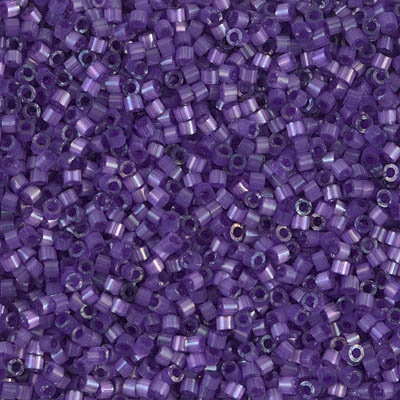 DB 1810, Purple Silk Satin Dyed - Miyuki Delica Beads - Size 11 - 5 grams - Japanese Cylinder Seed Beads - Retail & Wholesale