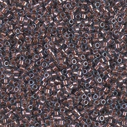 DB 1706, Blue / Dark Copper Lined - Miyuki Delica Beads - Size 11 - 5 grams - Japanese Cylinder Seed Beads - Retail & Wholesale