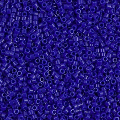 DB 726, Opaque Cobalt - Miyuki Delica Beads - Size 11 - 5 grams - Japanese Cylinder Seed Beads - Retail & Wholesale