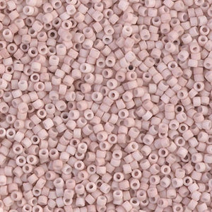 DB 1515, Matte Opaque Pink Champagne - Miyuki Delica Beads - Size 11 - 5 - grams - Japanese Cylinder Seed Beads - Wholesale & Retail
