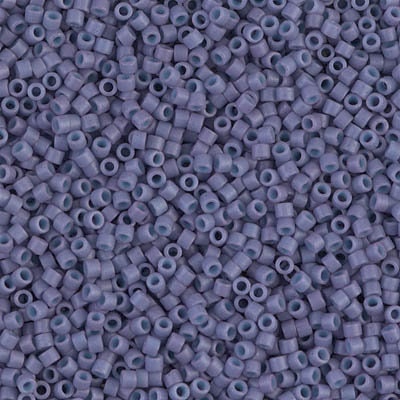 DB 799, Dyed Matte Opaque Dark Lavender - Miyuki Delica Beads - Size 11 - 5 grams - Japanese Cylinder Seed Beads - Retail & Wholesale
