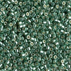 DB 1845, Duracoat-Galvanized-Sea Green - Miyuki Delica Beads - Size 11 - 5 grams - Japanese Cylinder Seed Beads - Retail & Wholesale -