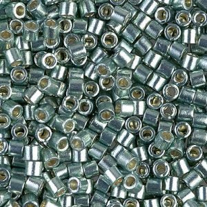 DB 1846, Duracoat-Galvanized-Dark Sea Foam Green - Miyuki Delica Beads - Size 11 - 5 grams - Japanese Cylinder Seed Beads -